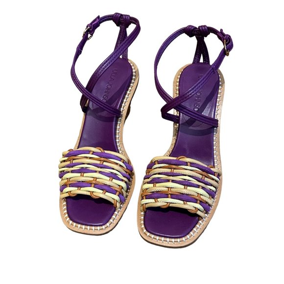 Ulla Johnson Malia Woven Sandals, Multi-colored, Size 39 EU, 9 US - Picture 2 of 10
